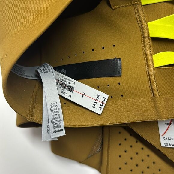 🔥Victoria's Secret olive green  Sports Bra with Front Zipper SZ 36D New - Picture 8 of 12